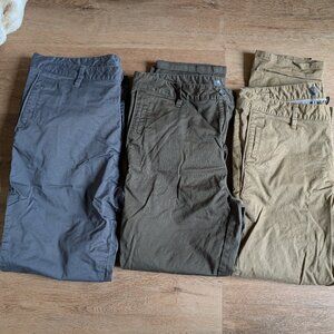 Vuori • Chino Pants Bundle (3) • Mens 34x30